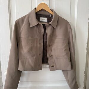 Aritzia Utility Jacket in Taupe